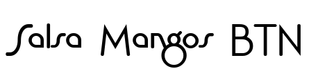 Salsa Mangos BTN Font Image