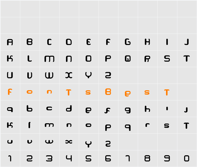 Serpi Character Map
