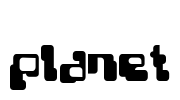 Planet Font Image
