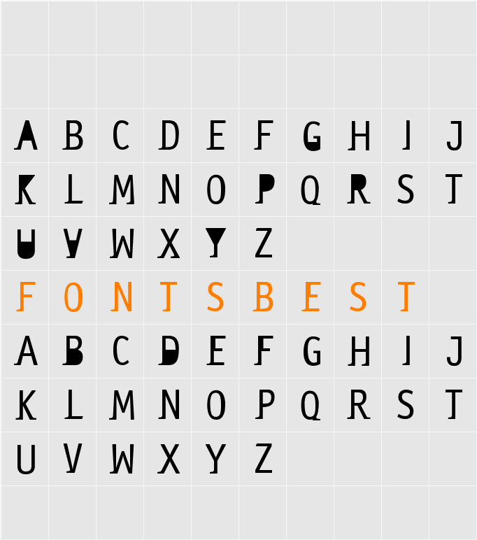 saneserif Character Map