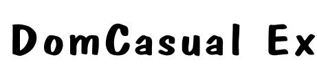 DomCasual Ex Font Image