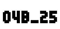 04b_25 Font Image