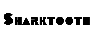 Sharktooth Font Image