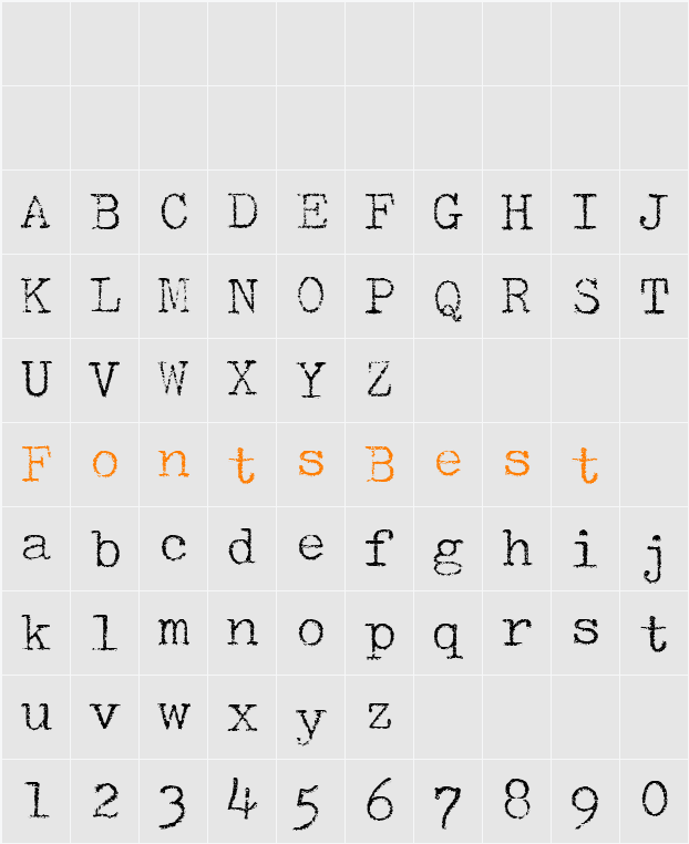SmithyXT-Faded Character Map