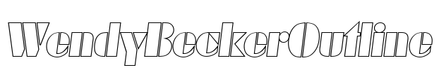WendyBeckerOutline