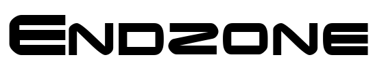 Endzone Font Image