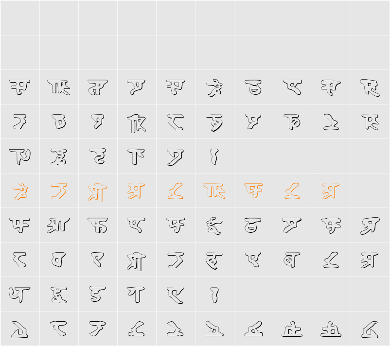 Homeworld Shadow Character Map