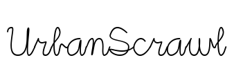 UrbanScrawl Font Image