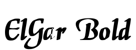 ElGar Bold Font Image