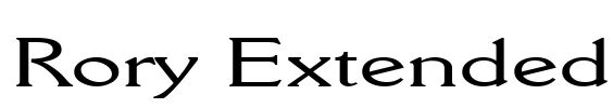 Rory Extended Font Image