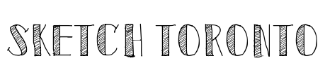 Sketch Toronto Font Image