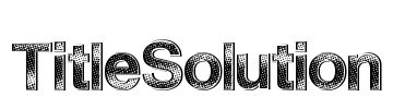 TitleSolution Font Image