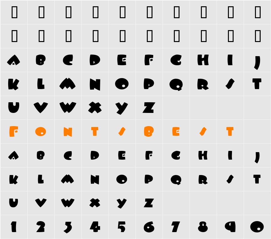 Wampum-Extended Character Map