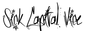 Sick Capital Vice Font Image