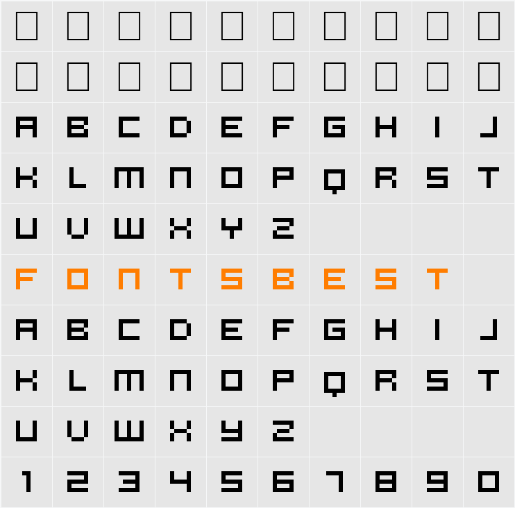 mini Character Map