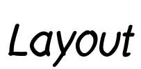 Layout Font Image