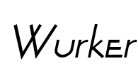 Wurker Font Image