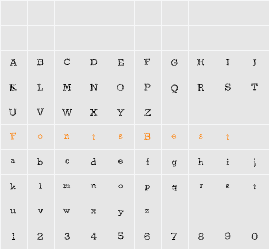 JuicyBoxes Character Map