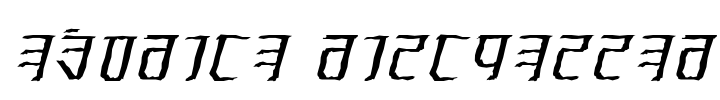 Exodite Distressed Font Image