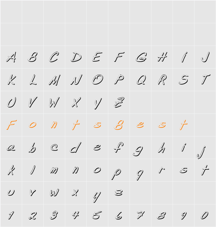 Shade of Adelyne Character Map
