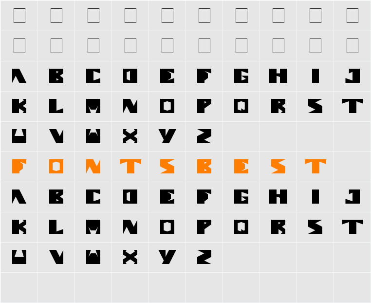enormous Character Map