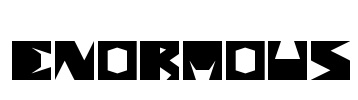 enormous Font Image