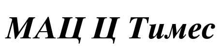 MAC C Times Font Image