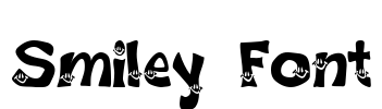 Smiley Font Font Image