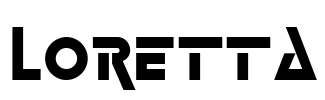 LORETTA Font Image
