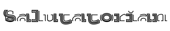 Salutatorian Font Image