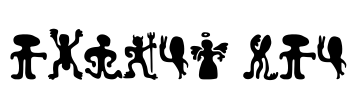 number one Font Image
