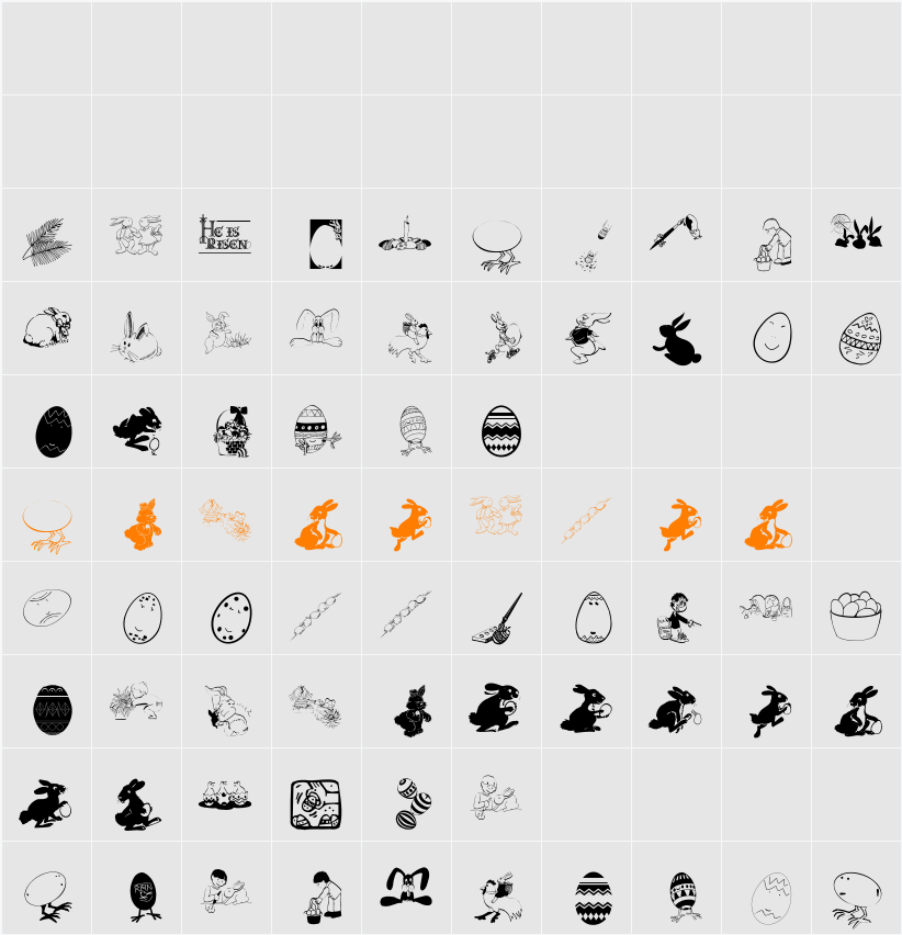 Eastereggs Character Map