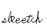 skeetch Font Image