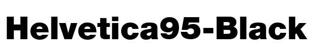 Helvetica95-Black