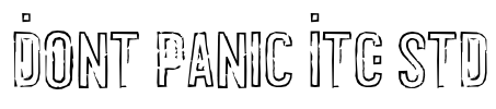 Dont Panic ITC Std Font Image