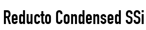 Reducto Condensed SSi Font Image