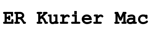 ER Kurier Mac Font Image