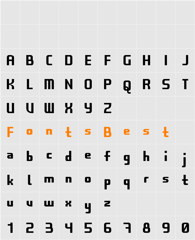 ERKN Character Map
