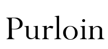 Purloin Font Image