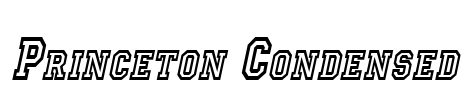Princeton Condensed Font Image
