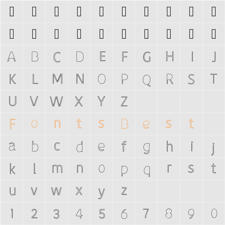 johnshandwriting Character Map
