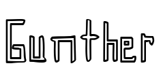 Gunther Font Image