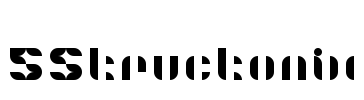 5Structonix Font Image