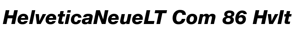 HelveticaNeueLT Com 86 HvIt