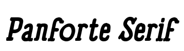 Panforte Serif