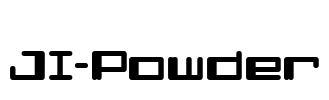 JI-Powder Font Image