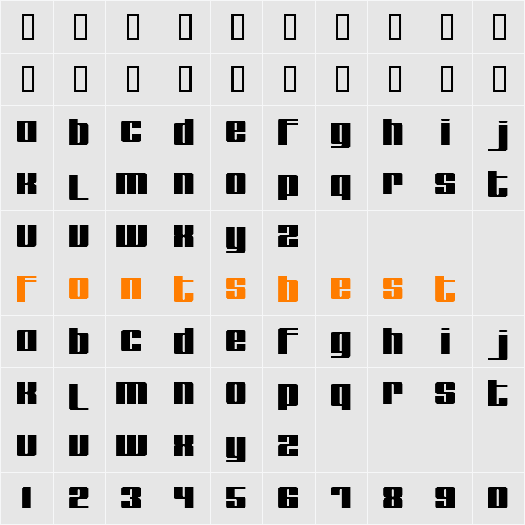 remakeoffabulous Character Map