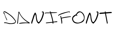 danifont Font Image