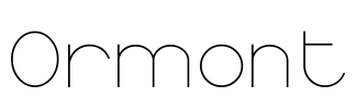 Ormont Font Image