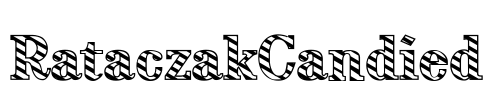 RataczakCandied Font Image